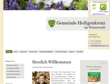 Tablet Screenshot of heiligenkreuz.at